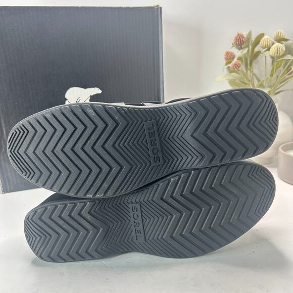 Sorel Dayspring Slingback Cage Platform Sandal Black NL5083-010 Women's 12 NWB - Picture 8 of 10